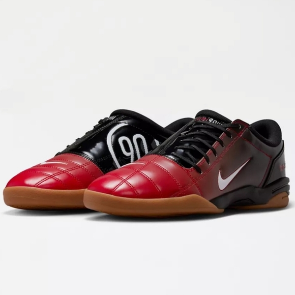 Nike Men's T90 Athletic Sneaker, Color Black/White-University Red, $110.00 USD - Picture 3 of 16